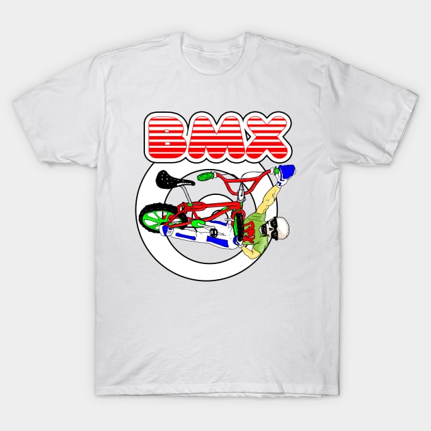 BMX for bright backgrounds T-Shirt by Johanmalm